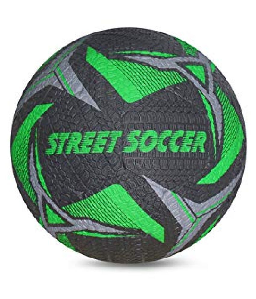     			Vector X Street-Soccer Black- Green Football Size- 5