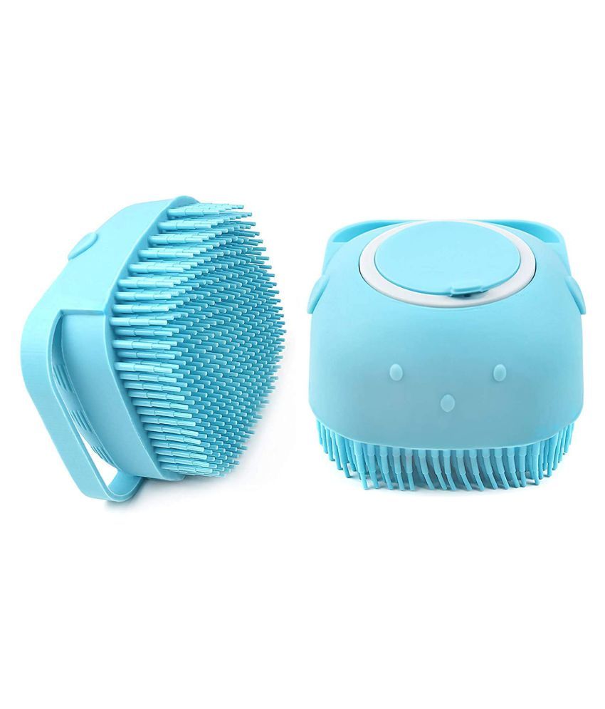     			thriftkart Silicone Bathing Scrubber Body Brush