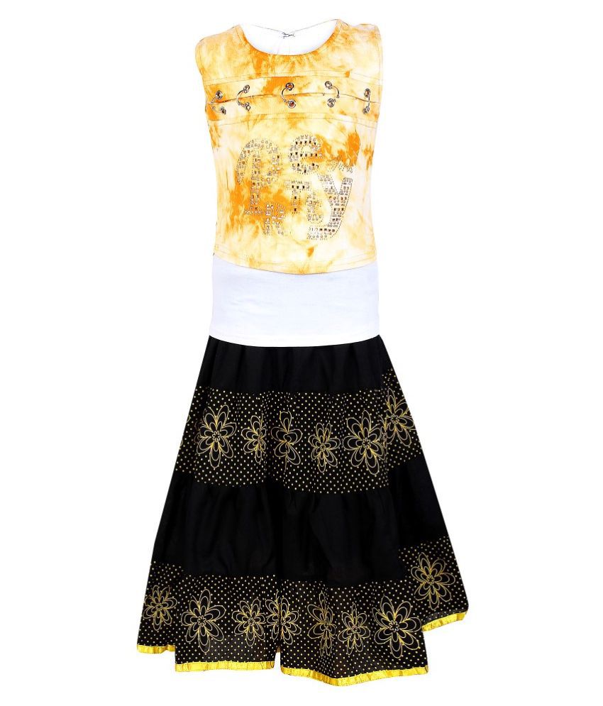     			Arshia Fashions Girls Top and Skirt Set