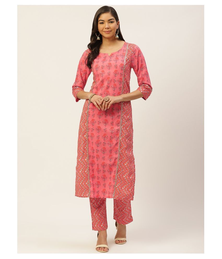 snapdeal kurti pant set