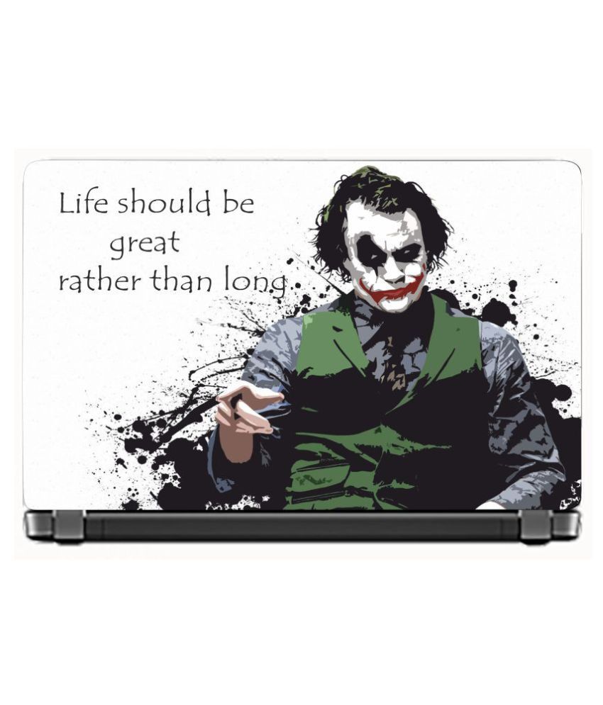     			Laptop Skin Quotes Premium matte finish vinyl HD printed Easy to Install Laptop Skin/Sticker/Vinyl/Cover for all size laptops upto 15.6 inches