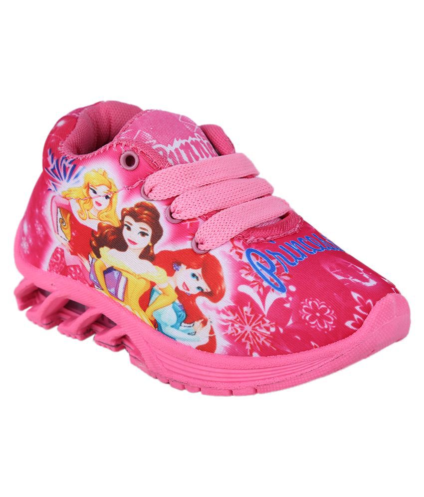     			BUNNIES Baby Girls LED Leight Indian Walking Shoes (1 Years to 5 Years)