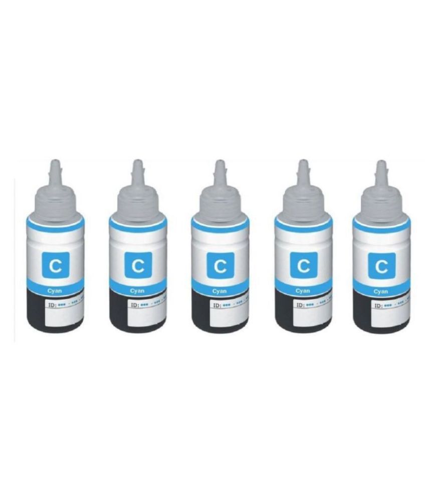 Cartridge Vista Epson T664 Ink Cycan Pack of 5 Ink bottle for