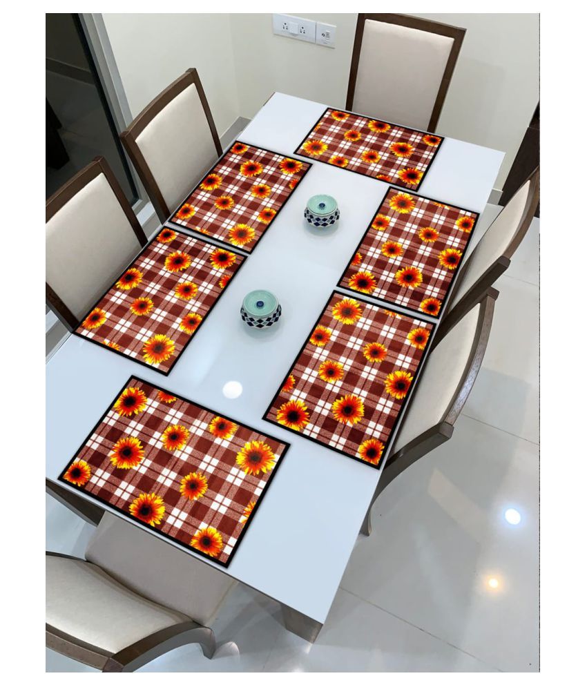     			Revexo Single Polyester Table Mats