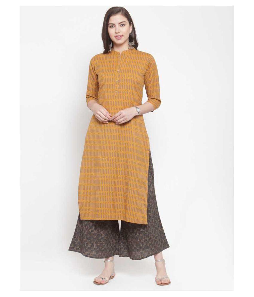 varanga yellow kurta