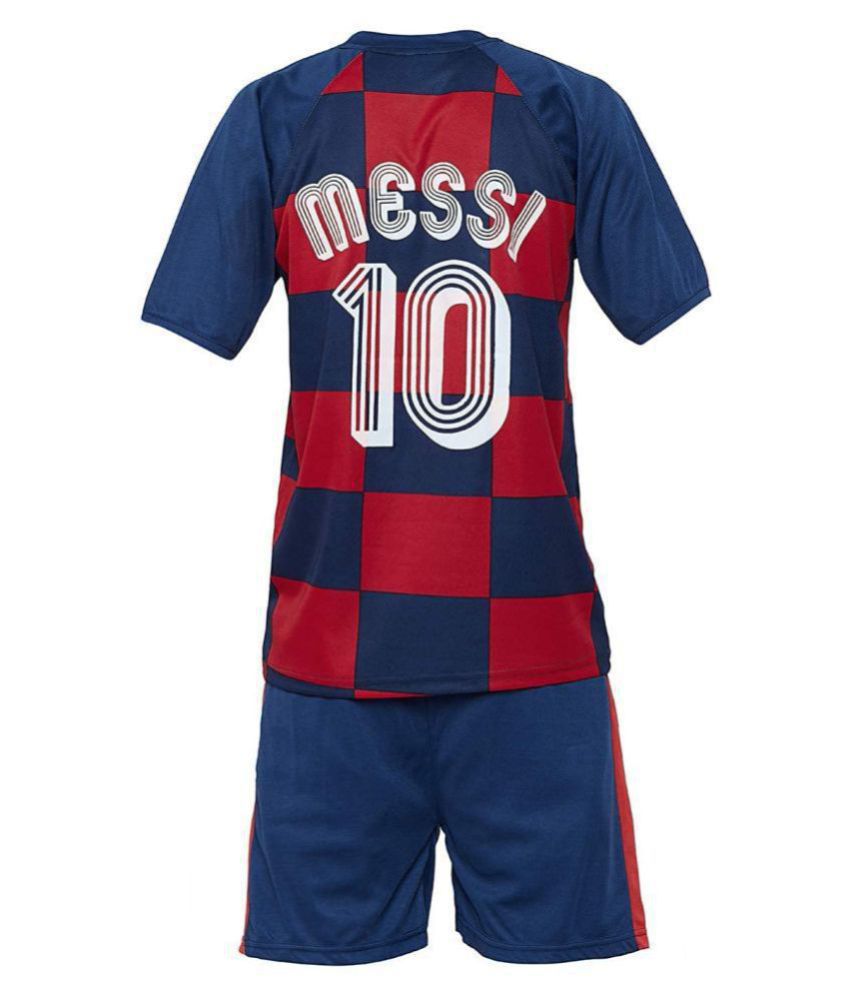 Da Games Youth Sportswear Barcelona Messi 10 Kids Third Soccer Jersey/Shorts Football Socks Set 