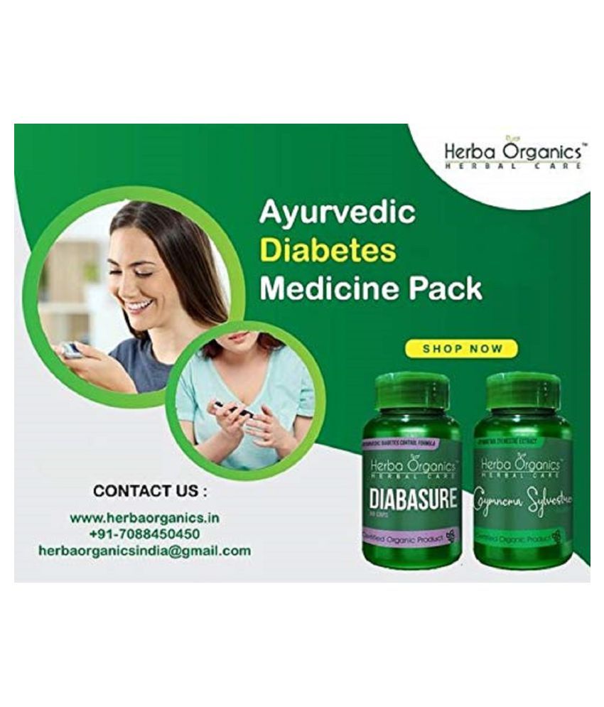 HERBA ORGANICS Diabetes Cure Capsule 600 gm Pack of 3 Buy HERBA