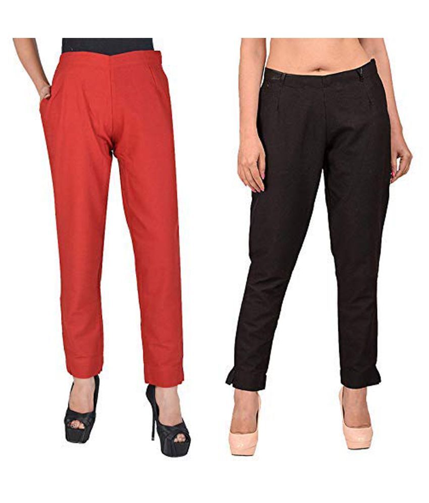 Buy WowObjects 1PC Women Causal Flower Print Loose Long Straight Trousers  Pants Online at Best Prices in India  Snapdeal
