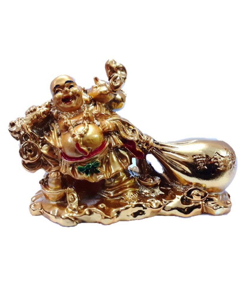     			AFTERSTITCH Polyresin Laughing buddha
