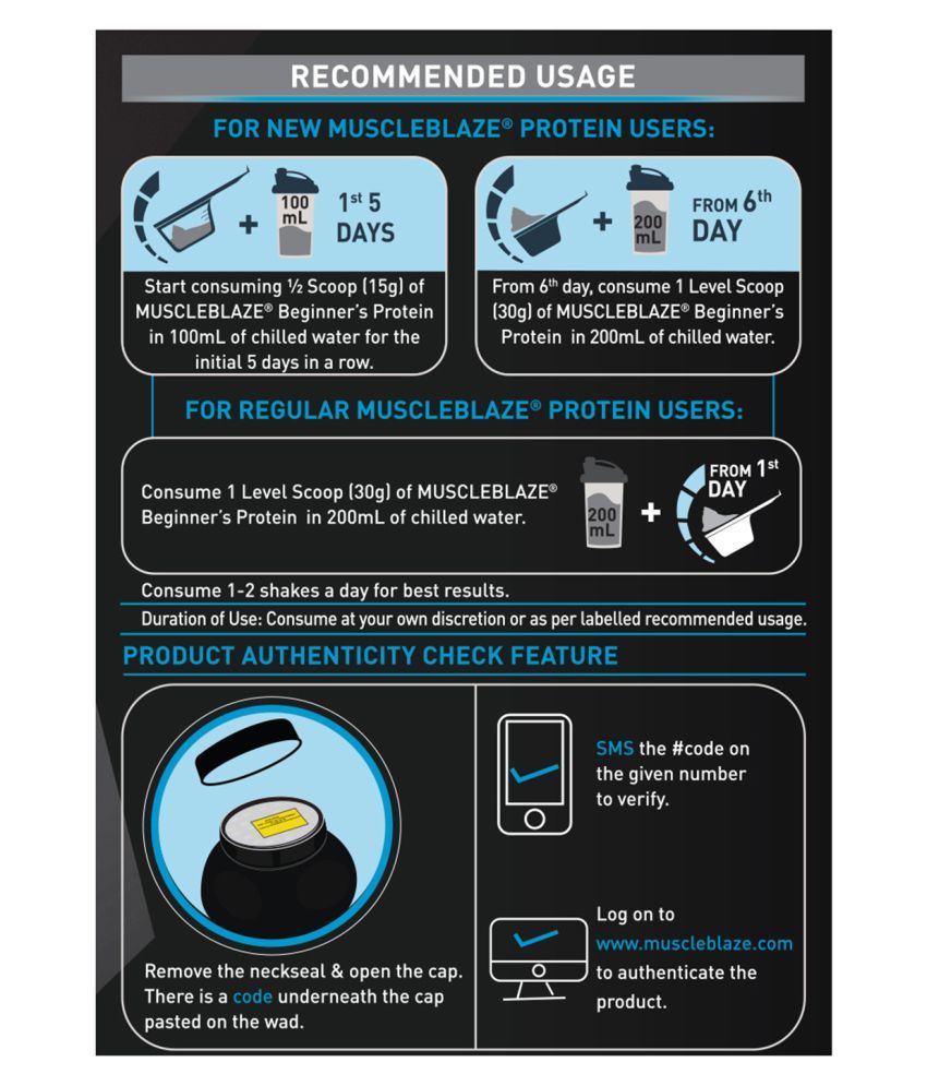 MuscleBlaze Beginner's Whey Protein Supplement (Bubble Gum, 1 kg / 2.2 lb, 33 Servings) Buy