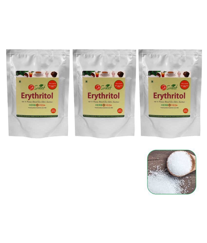     			So Sweet Erythritol 750gm Sugar Substitute Powder 750 g Pack of 3