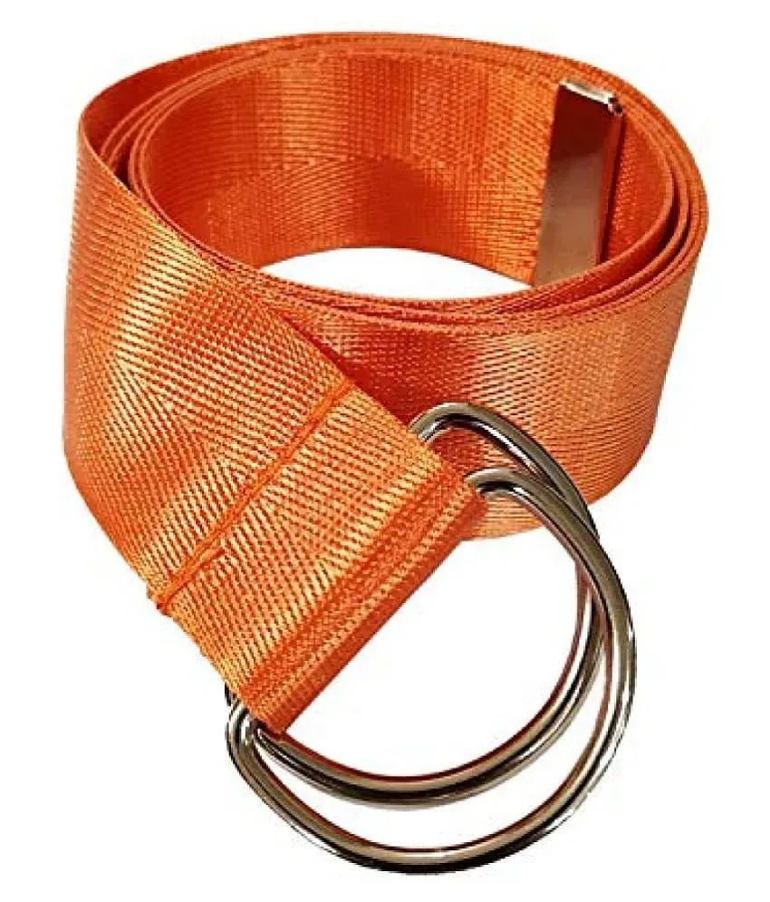 Livosorb Orange Nylon Men s Casual Belt Pack of 1 Buy