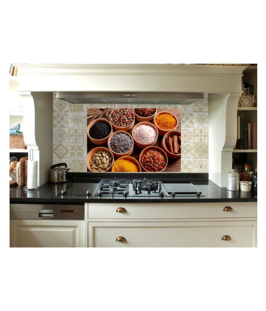 JNM DECALS kitchen waterproof ,oilproof wallpaper (80x50cm) Sticker