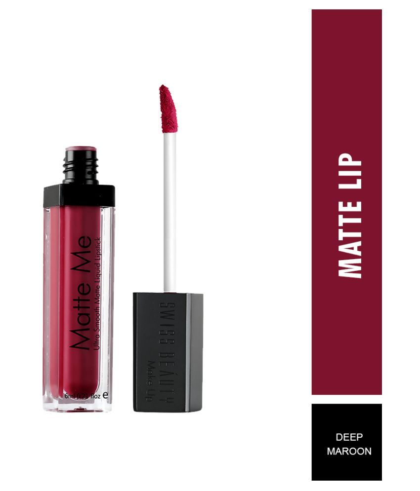     			Swiss Beauty - Maroon Matte Lipstick