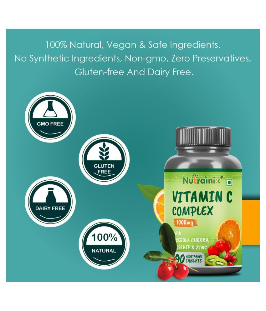 Nutrainix Vitamin 1000 Mg 90 no.s Vitamins Tablets Buy