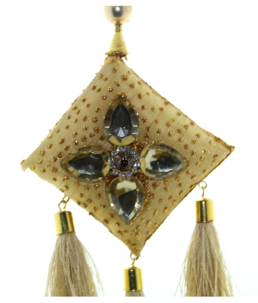 Stylish and Trendy Women's Handmade Pillow Shaped latkan with Thread