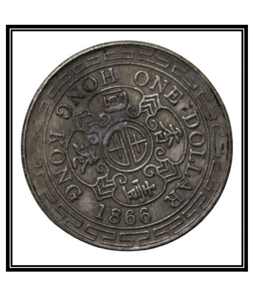     			1  Dollar  ( 1866 )  Edward  VII  King  and   Emperor  Hong - Kong   Pack  of  1   Extremely   Rare   Coin