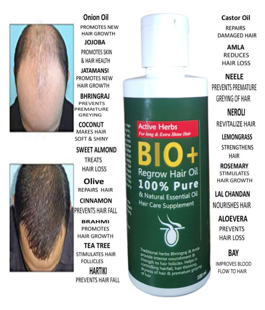 Bio Plus (Oil & Capsules) For Hair fall control & Regrowth New Hair 100 mL:  Buy Bio Plus (Oil & Capsules) For Hair fall control & Regrowth New Hair 100  mL at