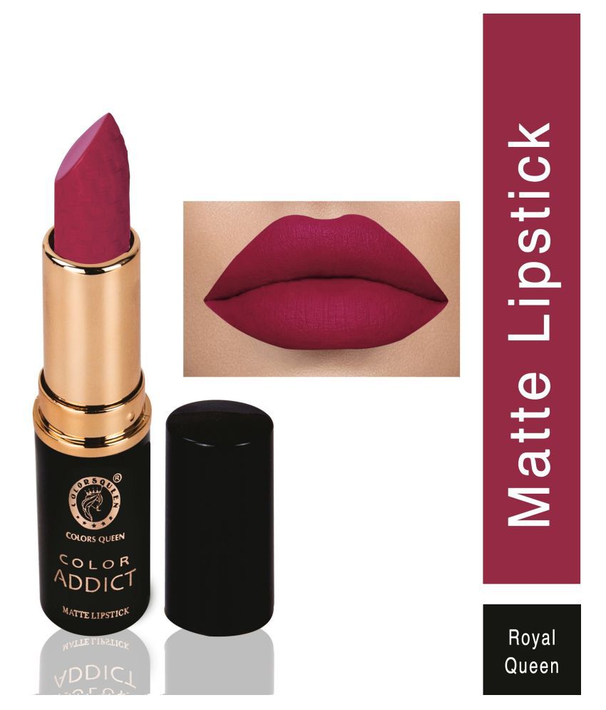     			Colors Queen Matte Long Stay Lipstick Raspberry Pink 5 g