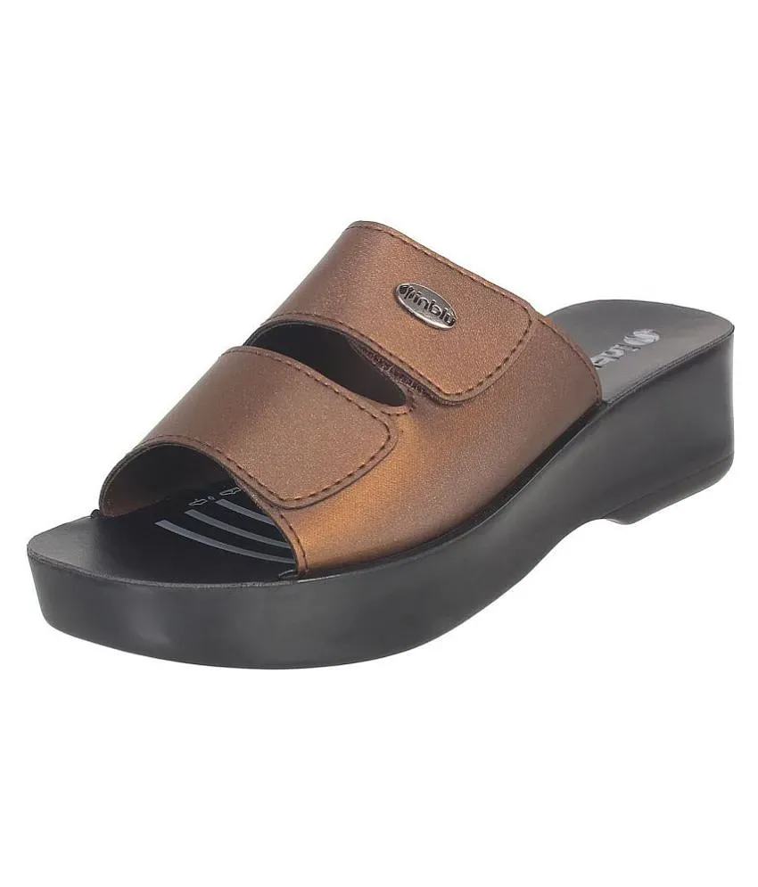 Buy Brown Flat Sandals for Women by INBLU Online | Ajio.com