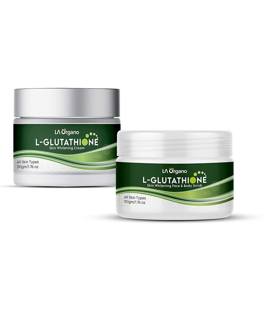     			LA ORGANO L-Glutathione Cream & Face Scub Facial Kit 100 g Pack of 2