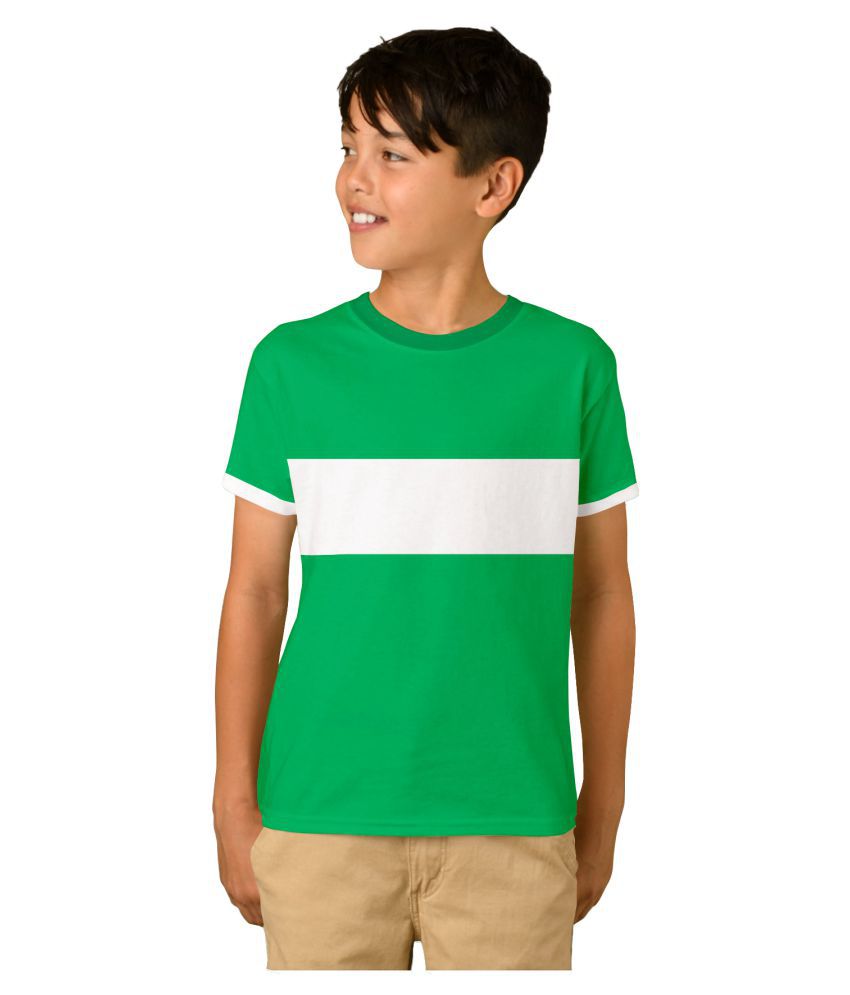     			Luke and Lilly - Green Cotton Boy's T-Shirt ( Pack of 1 )