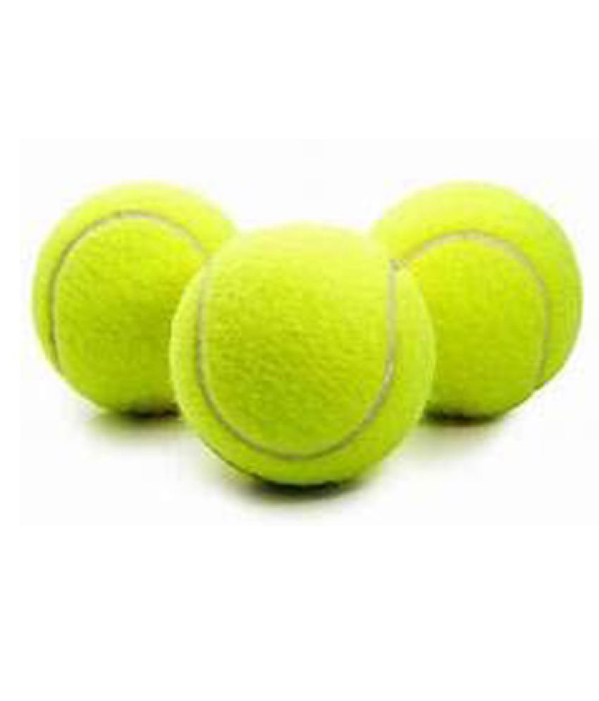     			EmmEmm Pack of 3 Pcs Premium Quality Cricket Tennis Balls (Green)