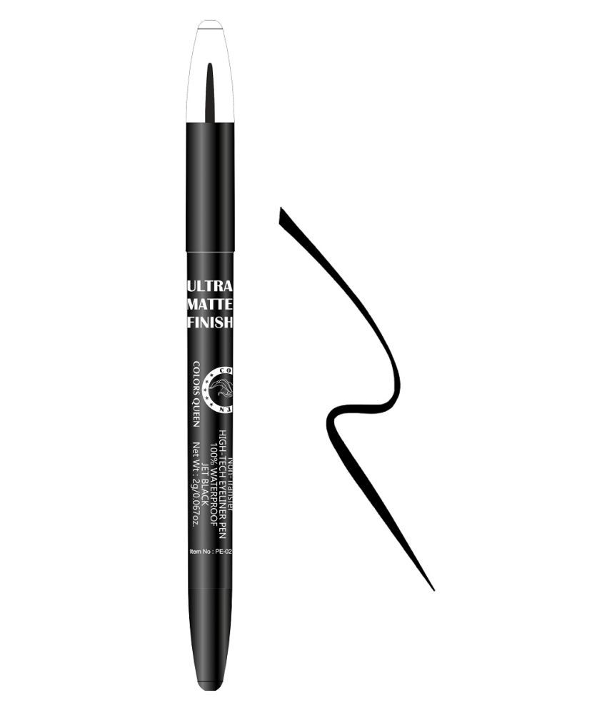 Colors Queen Ultra Finish Pencil Eyeliner Black 2 g