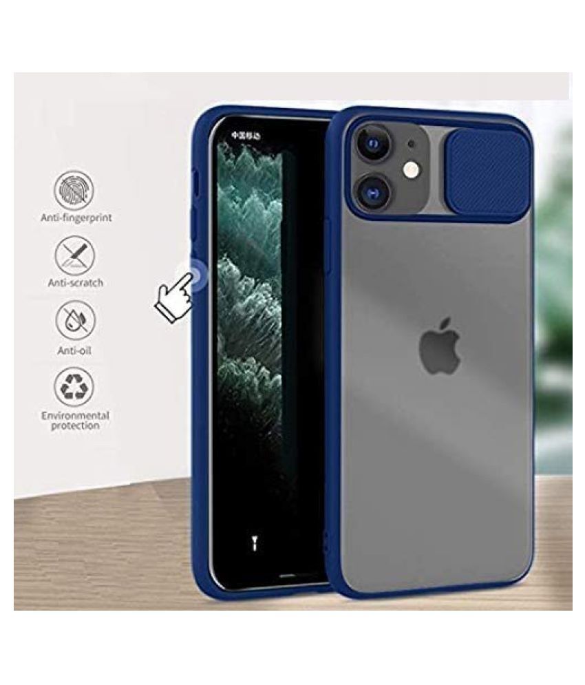 Oppo A15 Shock Proof Case Doyen Creations - Blue Shutter Case Translucent -  Plain Back Covers Online at Low Prices | Snapdeal India