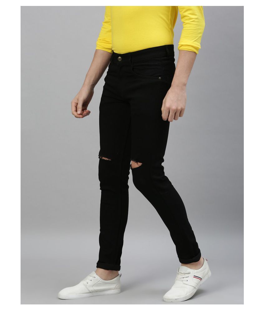 black slim jeans womens