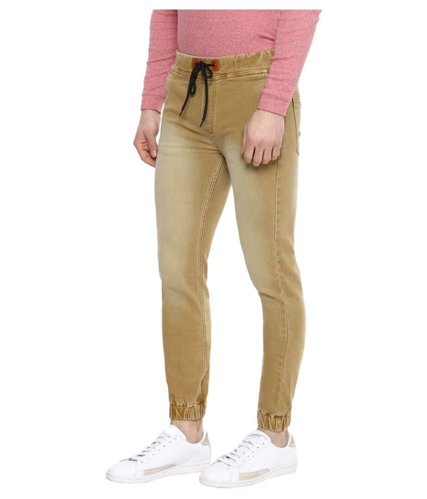 Urbano Fashion Brown Slim Jeans - Buy Urbano Fashion Brown Slim Jeans