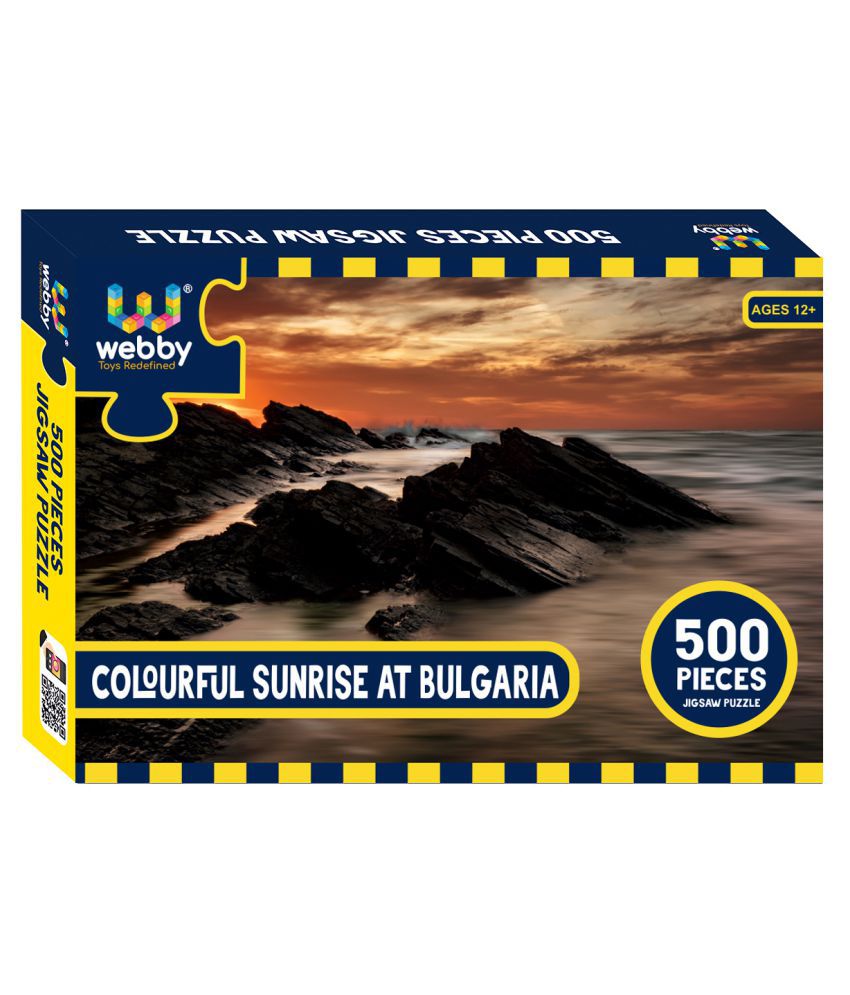     			Webby Colourful Sunrise At Bulgaria Wooden Jigsaw Puzzle, 500 Pieces