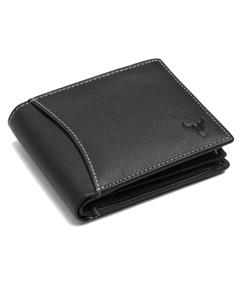 NAPA HIDE Leather Black Casual Regular Wallet: Buy Online at Low Price ...