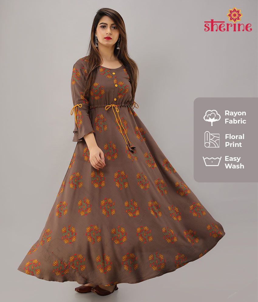 anarkali model kurtis