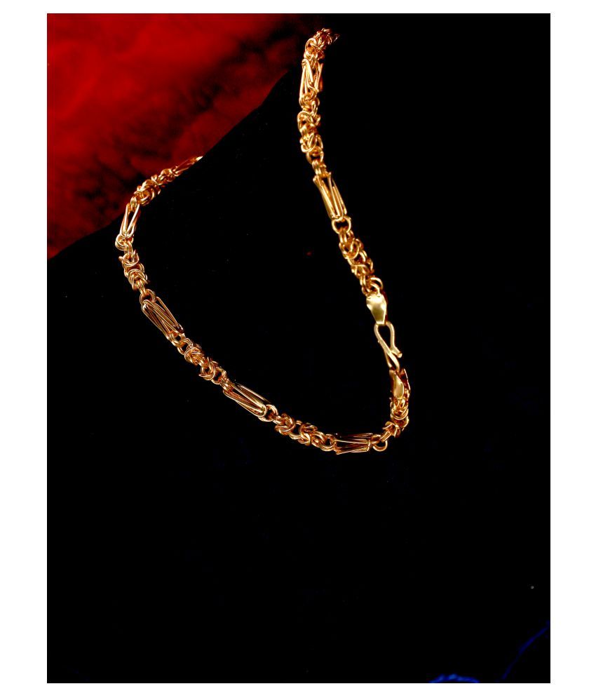     			KRIMO Gold Plated Mens Necklace Chain-1006