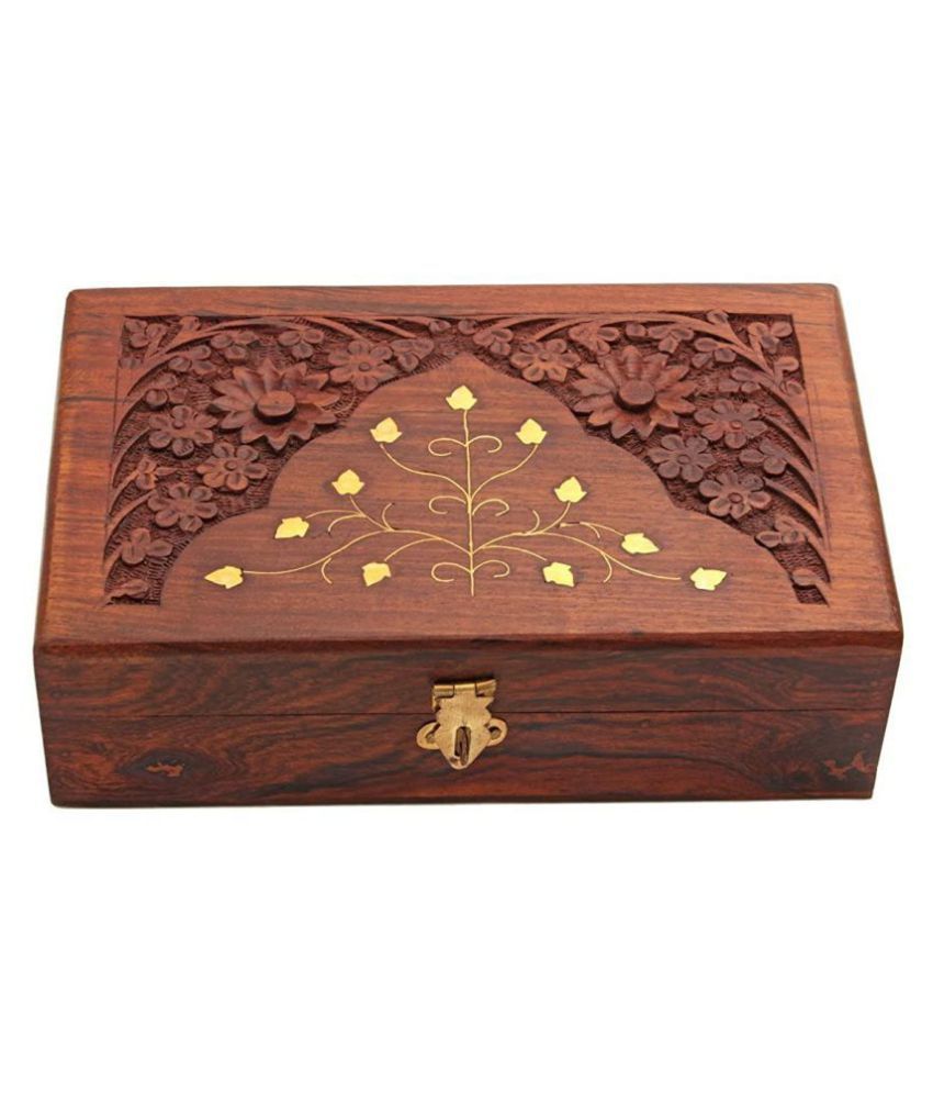 Handmade Wooden Jewellery Box, Wooden Jewlery Box