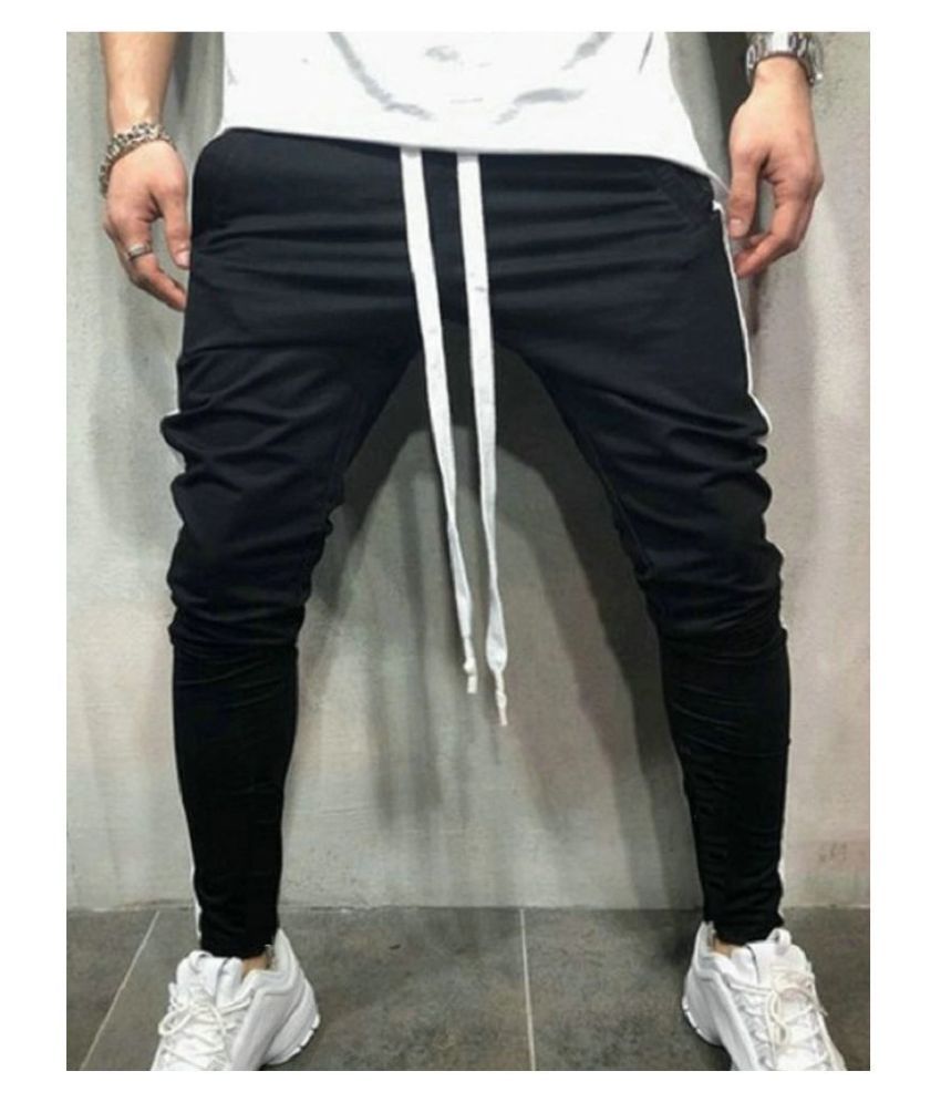 black running joggers