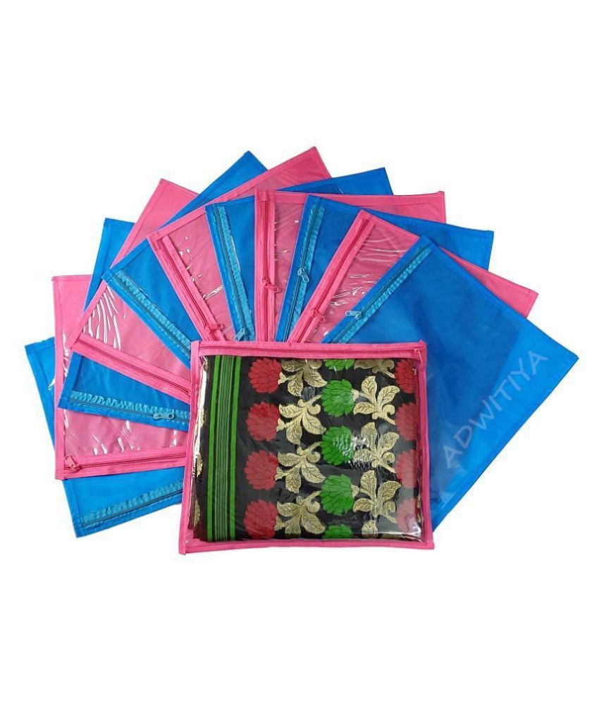     			ADWITIYA Multi Saree Covers - 12 Pcs