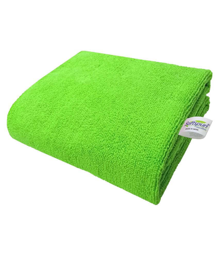    			SOFTSPUN Single Terry Bath Towel Green