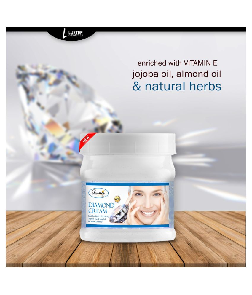 Luster Diamond Massage Cream with Vitamin E & Almond oil Cream