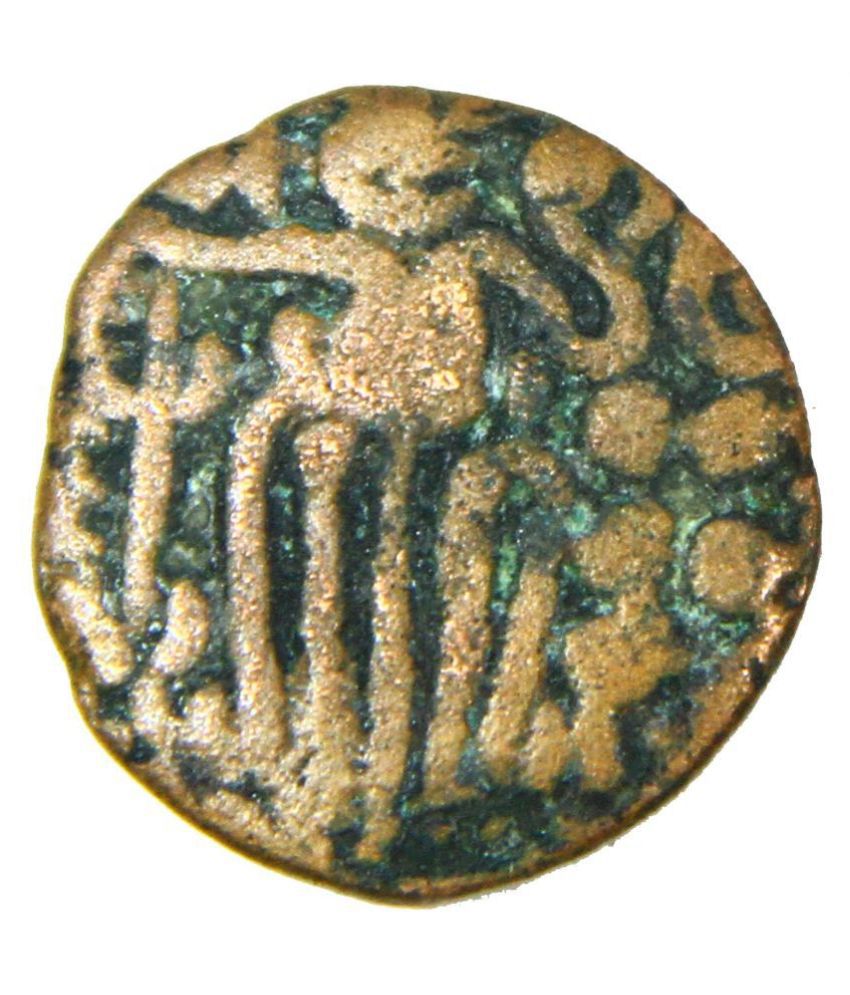     			ANTIQUE COIN -RAJA RAJA CHOLA - ANCIENT INDIA COPPER COIN (985-1014 AD )