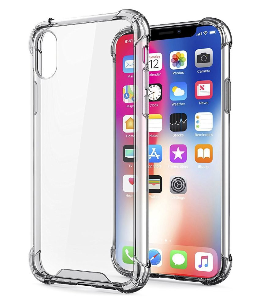     			Apple Iphone X Shock Proof Case Megha Star - Transparent Premium Transparent Case