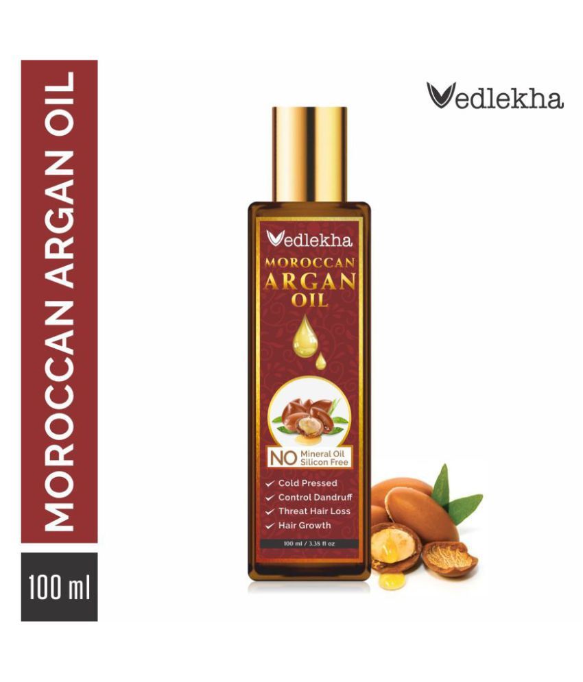     			Vedlekha Moroccan Argan Hair Oil|Promotes Healthy Hair Growth 100 mL