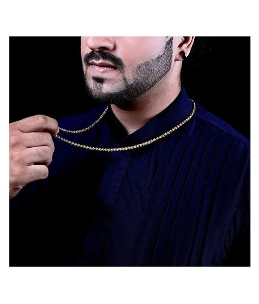     			Aadiyatri Designer 22kt Gold Plated Chain
