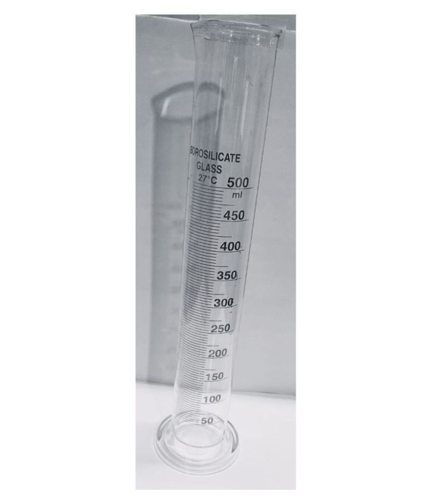     			LABOGENS Borosilicate Glass Measuring Cylinder 500ml ( pack of 2pc)