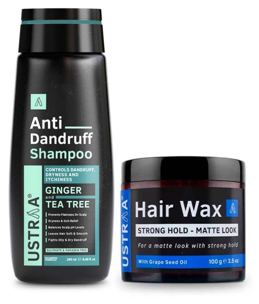     			Ustraa - Anti Dandruff Shampoo & Hair Wax, Matte Look