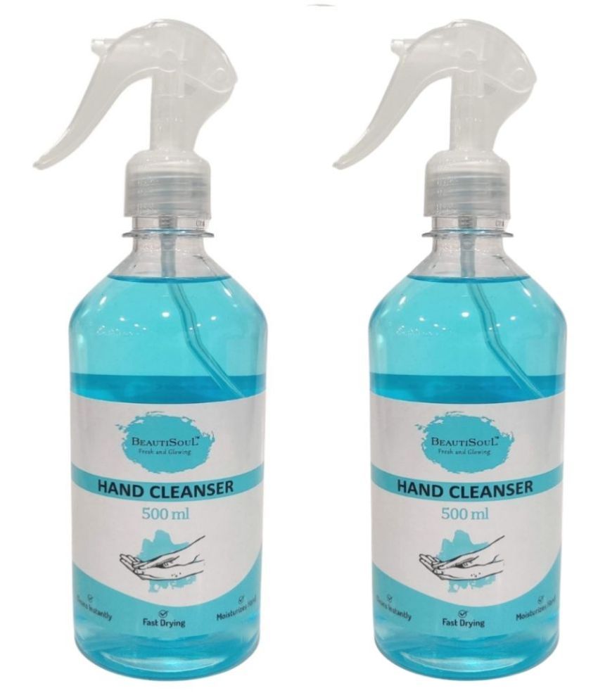     			Beautisoul Antibacterial Hand Sanitizer 1000 mL ( Pack of 2 )