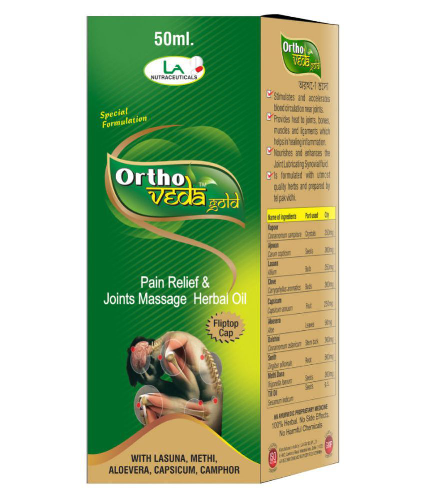 LA NUTRACEUTICALS Ortho Veda Herbal Massage Oil Pack Of 2