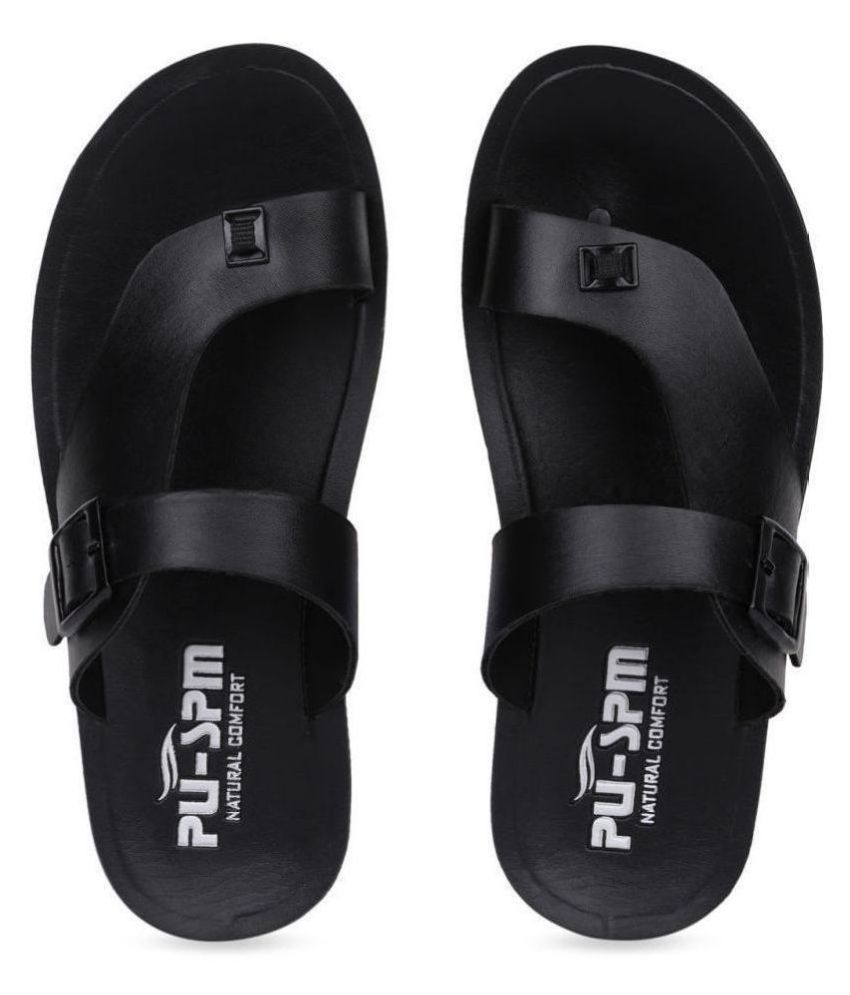     			PU-SPM Black Flip Flops