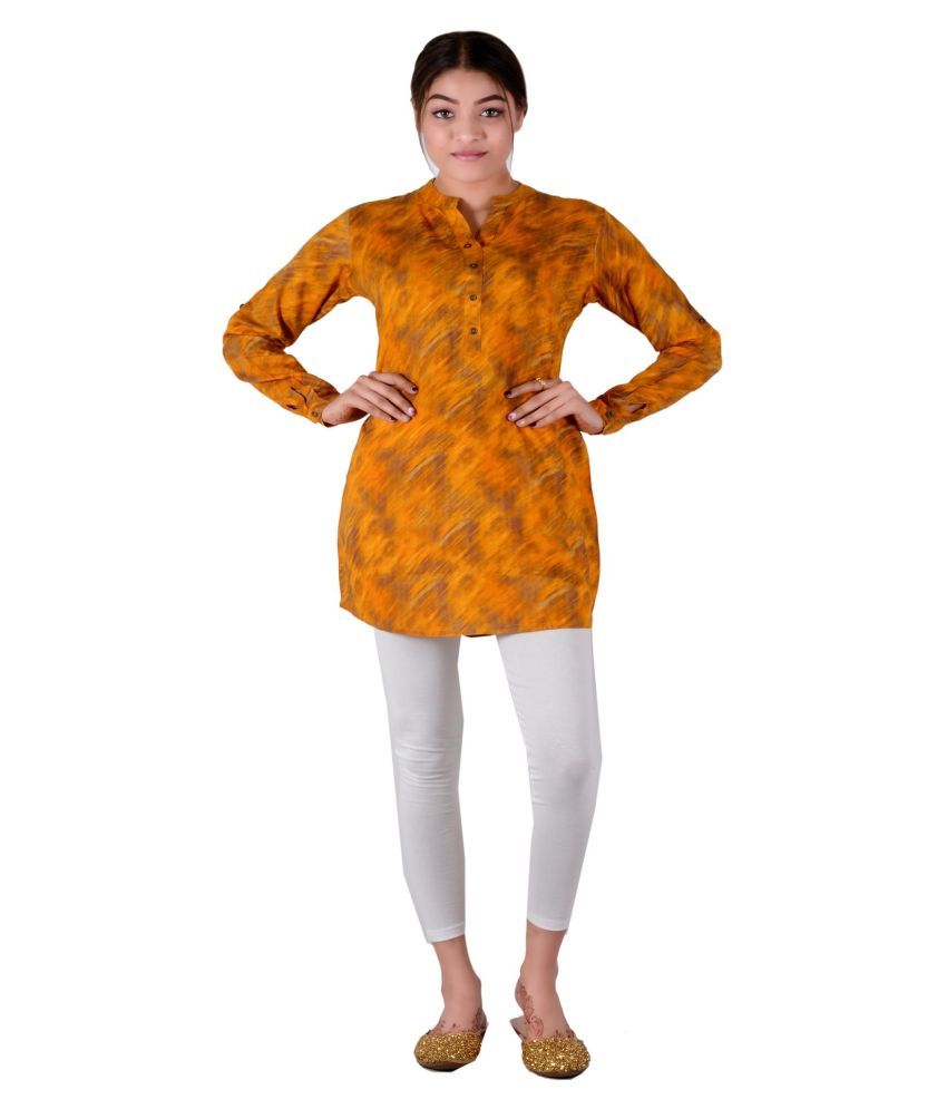 shirt style short kurti